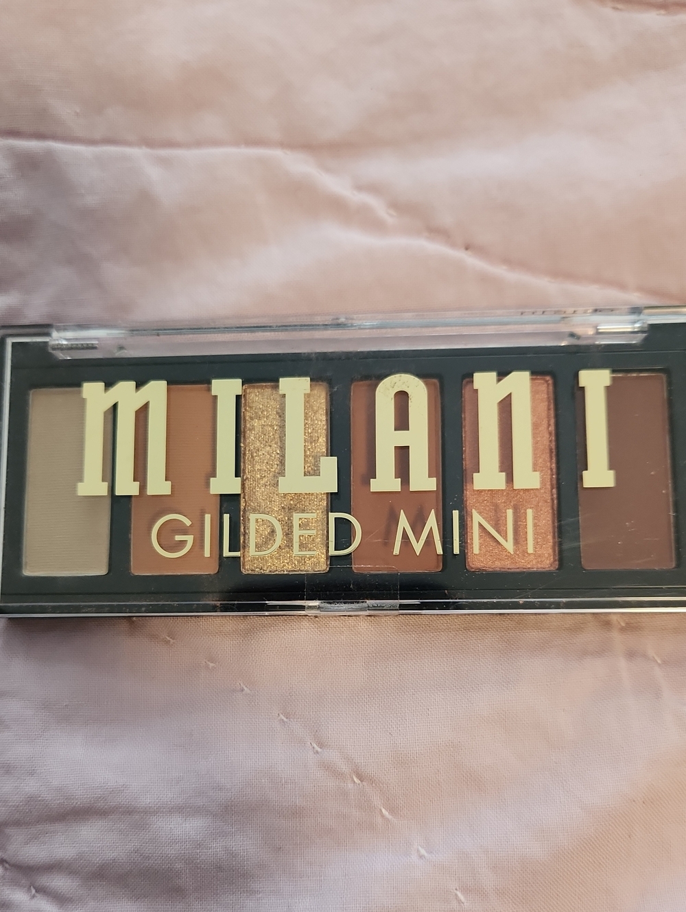Milani Gilded Mini Eyeshadow Palette — Brown, Gold & Bronze Tones